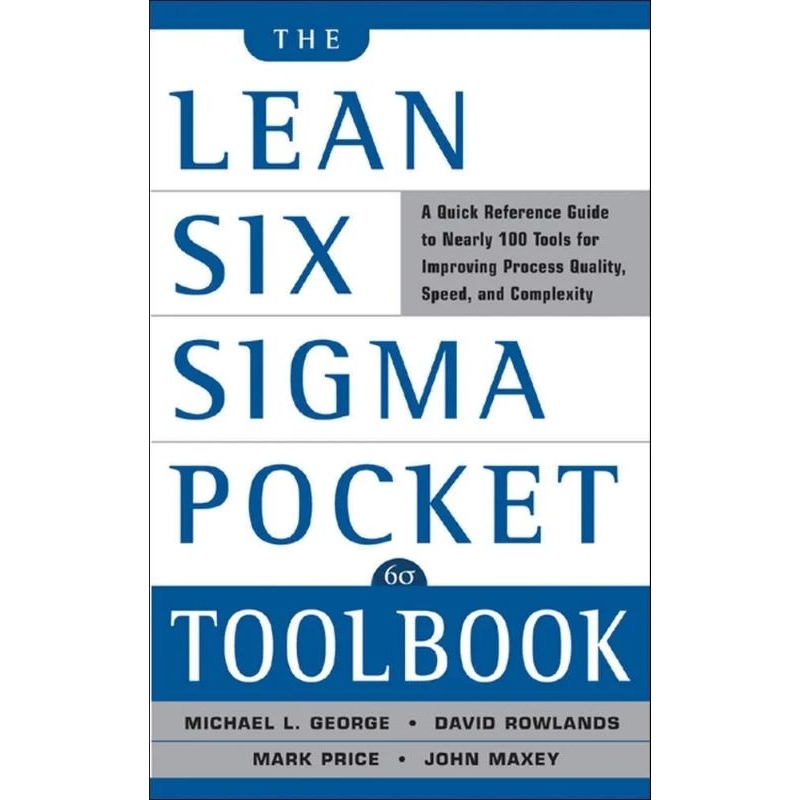 The Lean Six Sigma Pocket Toolbook
