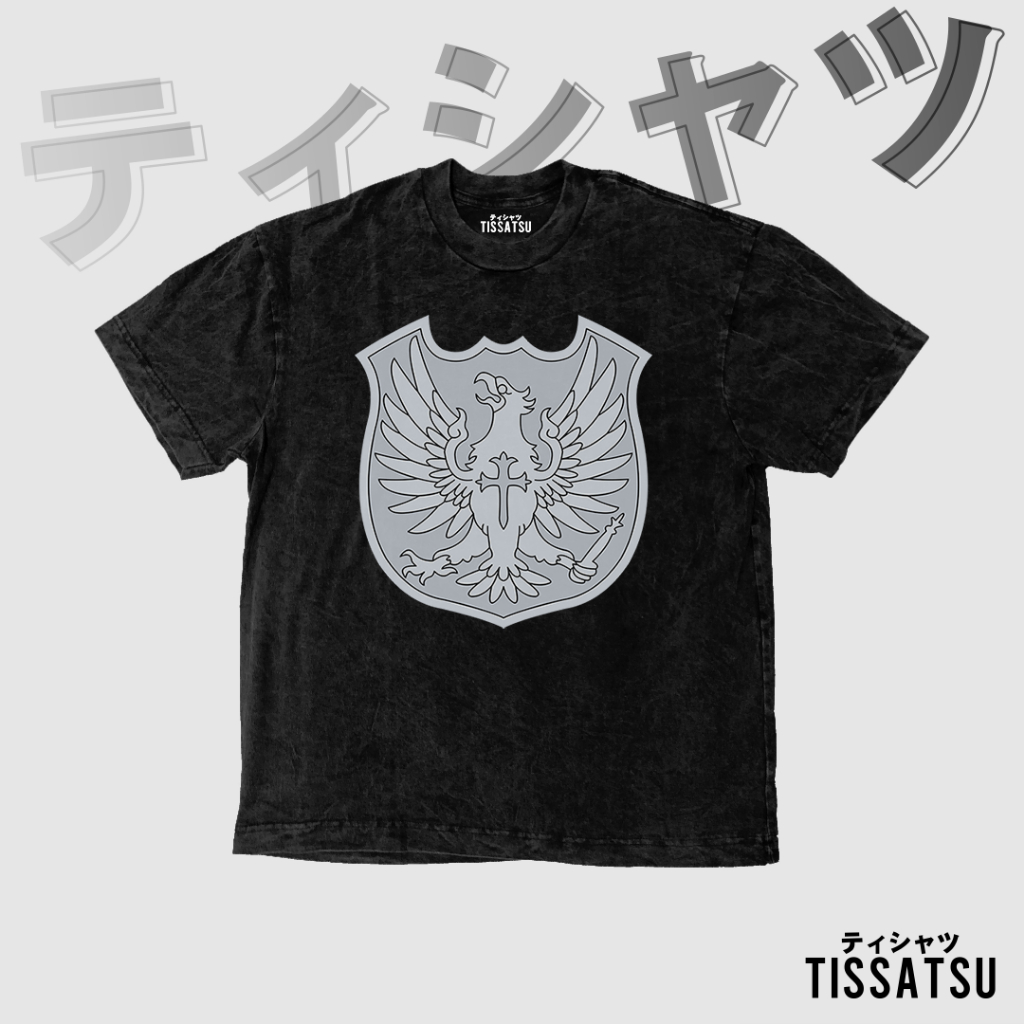 เสื้อยืด พิมพ์ลายโลโก้อนิเมะ Tissatsu Kaos Black Clover Silver Eagle โอเวอร์ไซซ์ โอเวอร์ไซซ์ สําหรับผู้ชาย และผู้หญิง BC-3