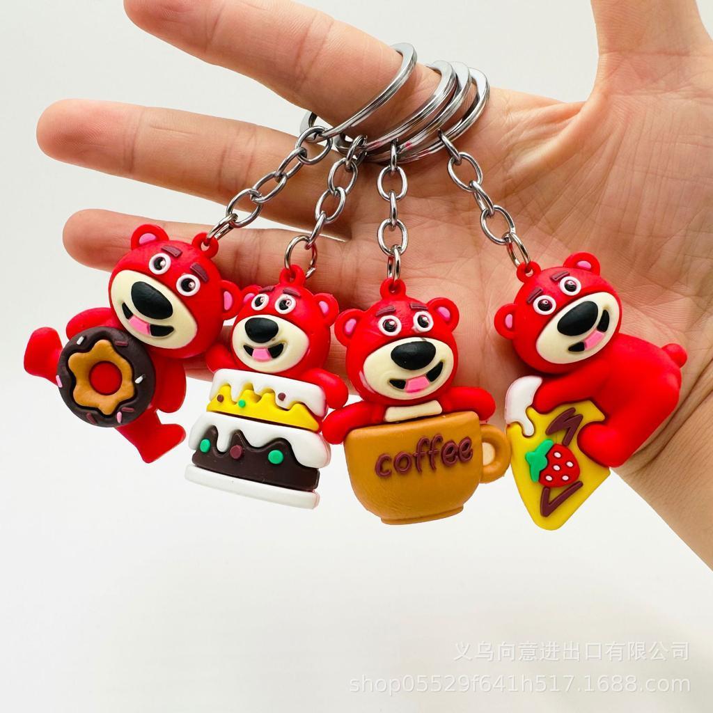 GANTUNGAN (ES) EB2270 LOTSO BEAR CHARACTER KEYCHAIN / BEAR CHILDRENS KEYCHAIN