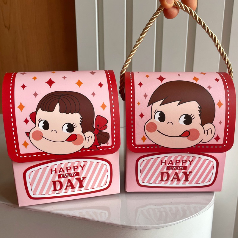 MERAH Birthday Goodie Bag for Girls and Boys / Fujiya Peko Milky Japan / Prince Princess Birthday Ba