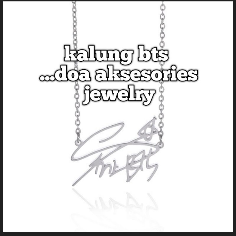 Bts สร้อยคอ สร้อยคอ ttd