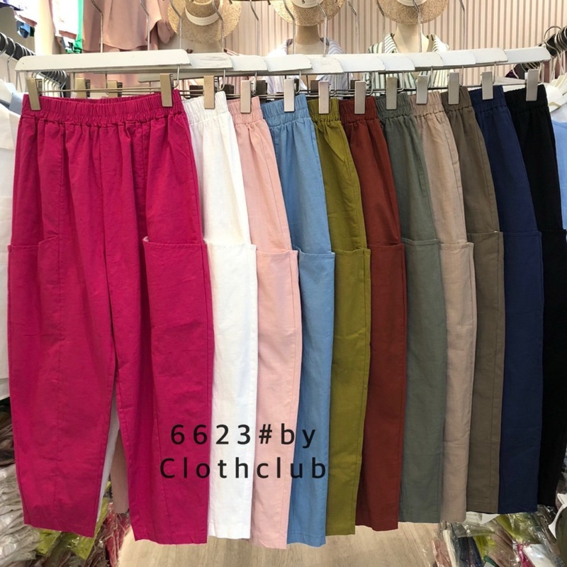 LINEN PANTS 6623 PREEYA CLOSET CLUB BANGKOK