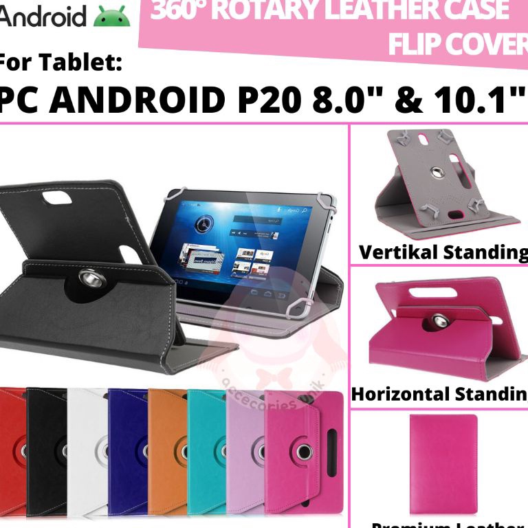 Art Q59E แท ็ บเล ็ ตพีซี P2 8 11 1 นิ ้ ว Android Tab Rotary Case หนัง Flip Casing ปกหนังสือปลอก