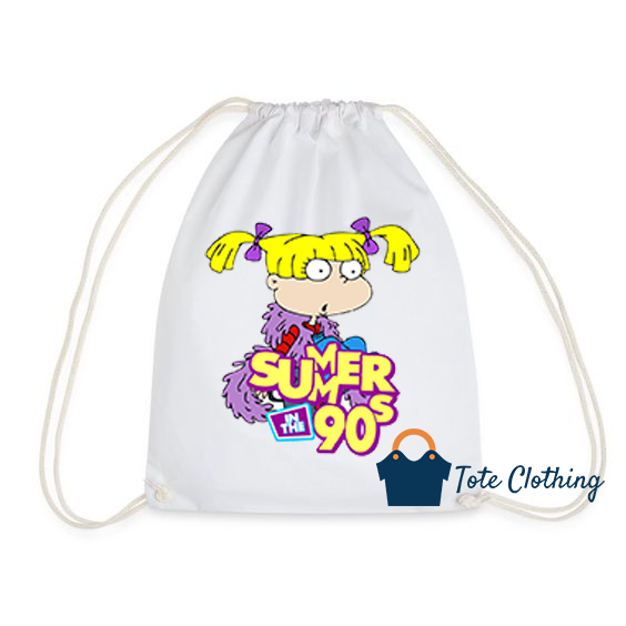 Jvs RUGRATS MOTIF CANVAS DRAWER BAG