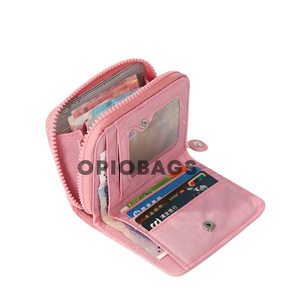 Opiobags กระเป๋าสตางค์ผู้หญิง/กระเป๋าสตางค์พับ/กระเป๋าสตางค์/กระเป๋าสตางค์เงิน/KP F12602 กระเป๋าสตางค์