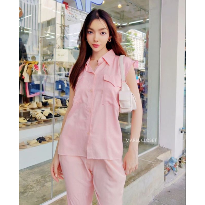 ONE SET OF MODERN WOMEN MARIA CLOSET / ONE SET ของแฟชั่นผู้หญิง / เสื้อผ้าผู้หญิงนําเข้า MARIA CLOSE