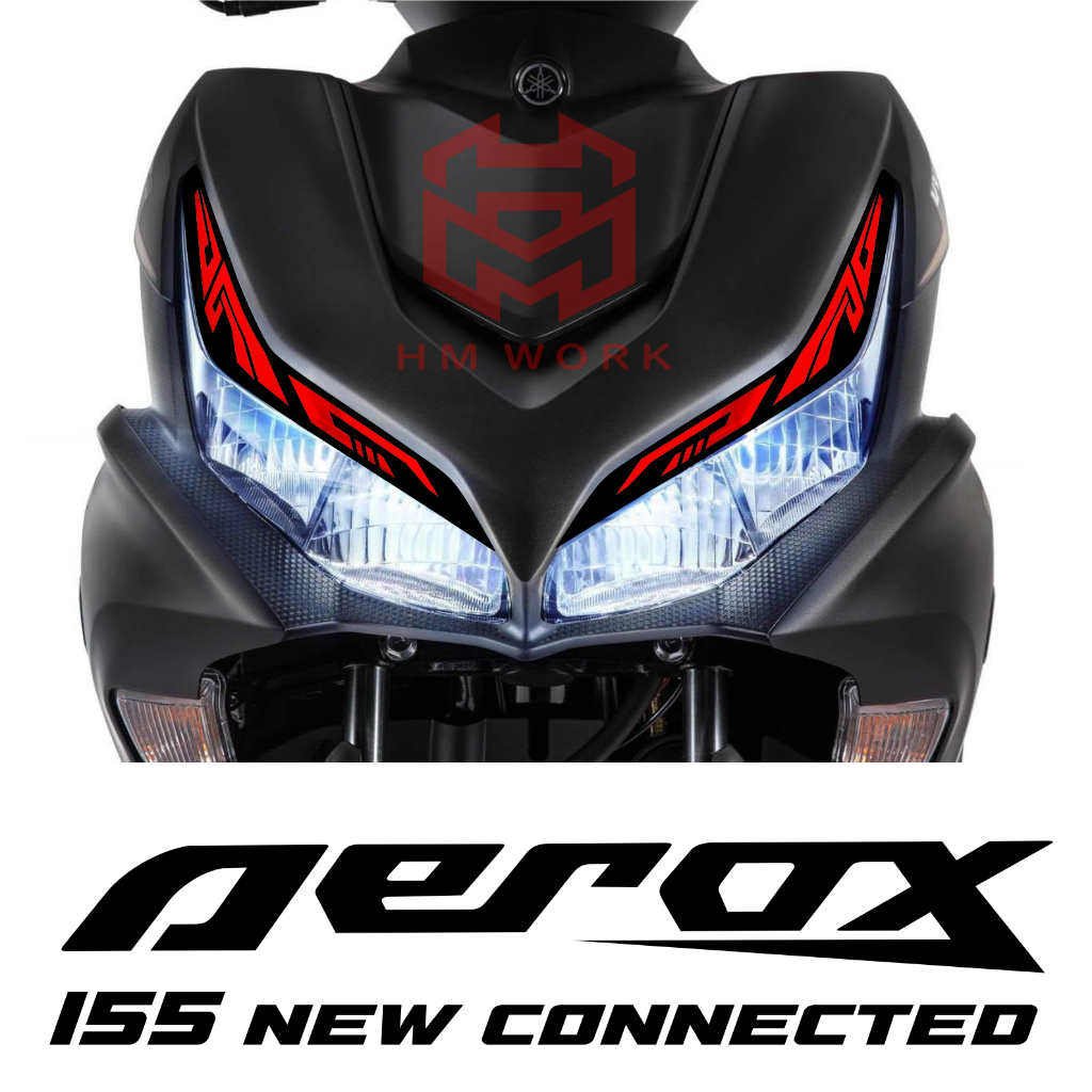 Aerox NEW CONNECTED MOTIF 1 สติกเกอร ์ คิ ้ ว