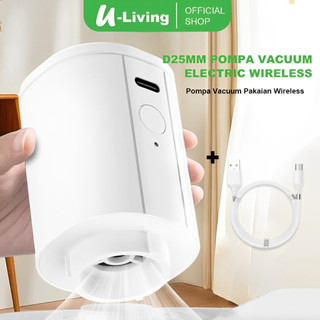 U-Living Pompa Vacuum Wireless Vakum Bag Portable | Plastik Vakum Pakaian, Travel Organizer PV006