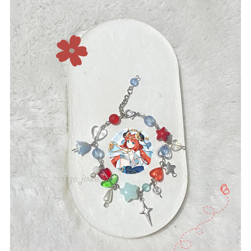 สร้อยข้อมือลูกปัด Genshin impact nilou acc nilou ❤️