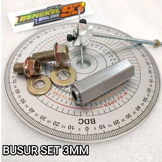 DIAL DEGREE ARC SET DIAL MOTOR FLY WHEEL DEGREE CAMSHAFT