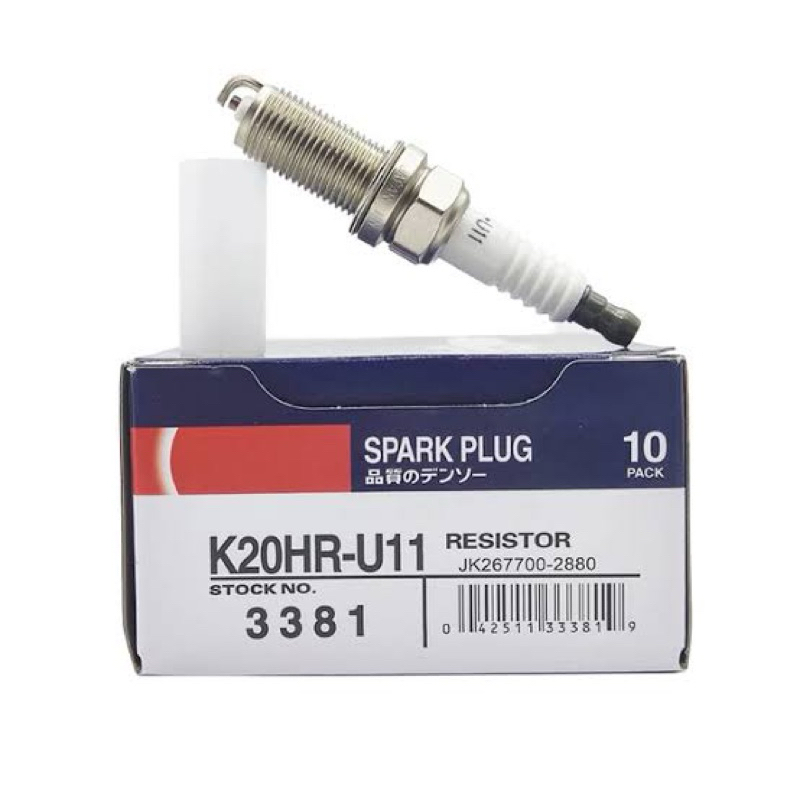 หัวเทียน Denso K20HR-U11 (สําหรับ Innova 2.0/2.7, Fortuner 2.7, Peugeot 307)