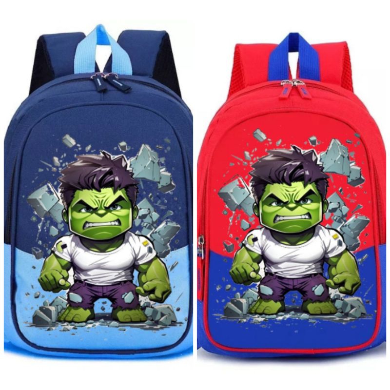 Hulk Boys School Backpacks Cool Boys School Bags กระเป๋าเป้โรงเรียนอินเทรนด์โรงเรียนอนุบาลกระเป๋านักเรียนเด็กประถม