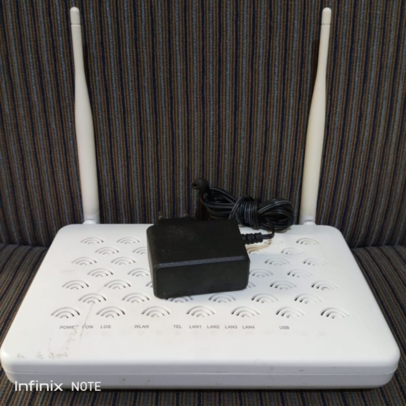 GPON ONU F609 V3.0 ROUTER + ADAPTER (พอร์ตสีฟ้า)