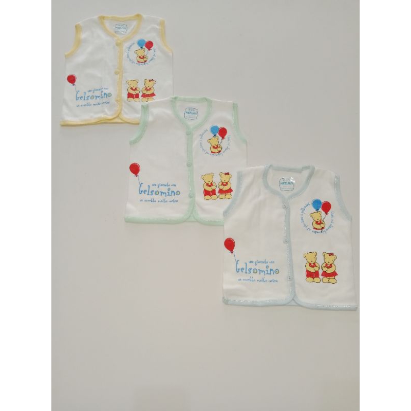 เสื้อผ้าเด็กแรกเกิดแขนสั้น "NEZUMI" 0 MONTHS - 3 MONTHS