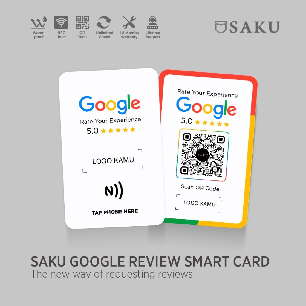 Pocket Google Card Review Card Smart NFC และ QR โดยไม่ประยุกต์ใช้