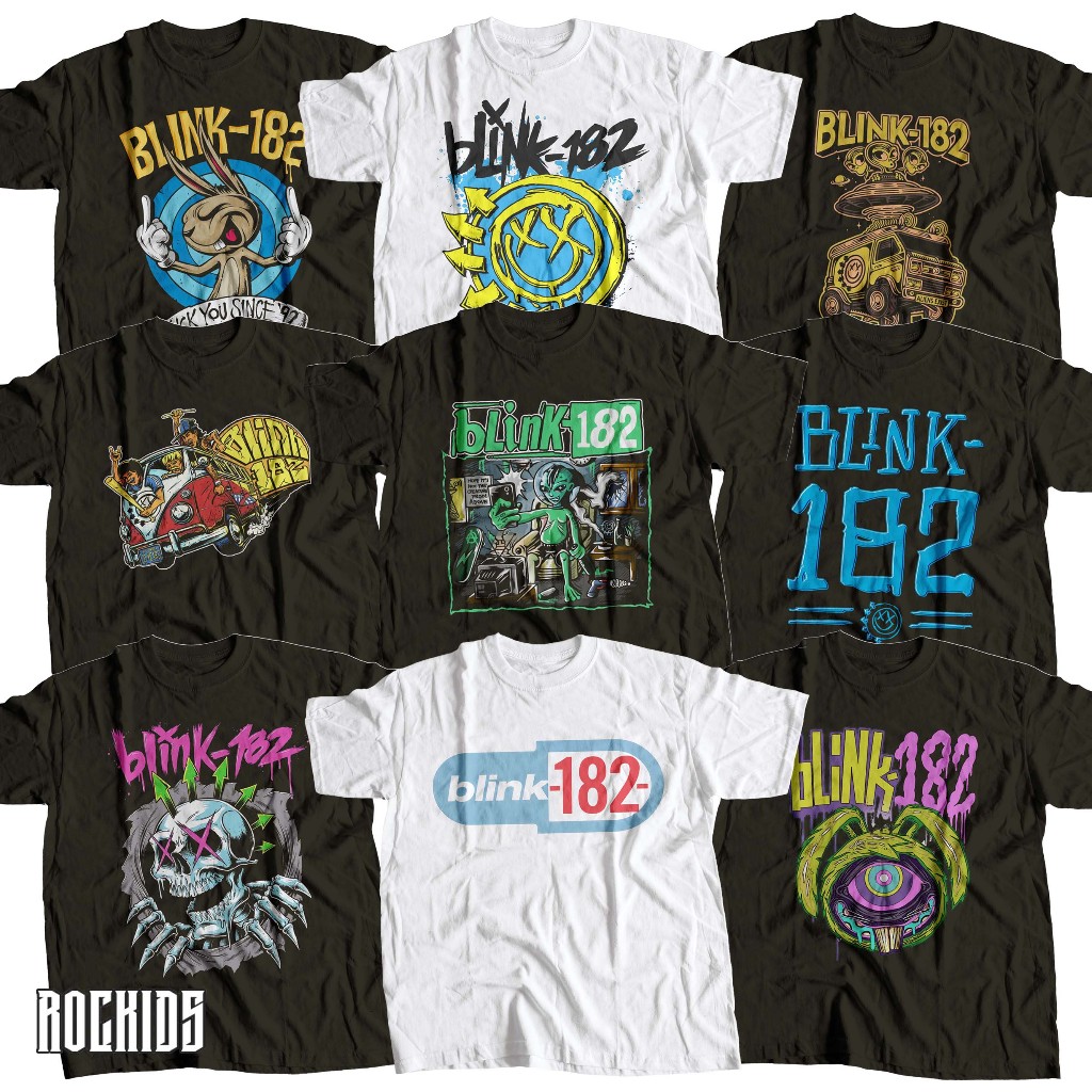 Rockids - Blink 182 - เสื้อยืด Blink 182 vol 3 - Blink 182 tees - เสื้อยืดผู้ใหญ่และเด็ก - เสื้อยืดว