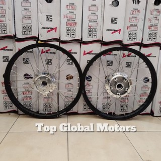 VELG MX KING MX135 NEW SEPASANG MEREK ROSSI RING 17 - VELK PELEK MX KING MX NEW