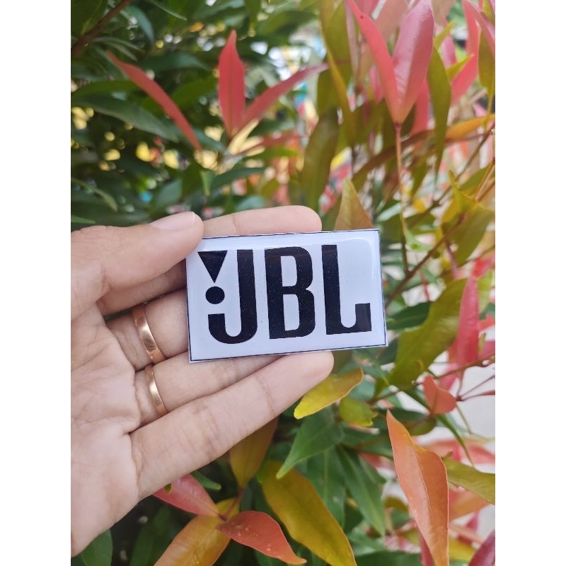 3D นูน WHITE JBL LOGO/LABEL
