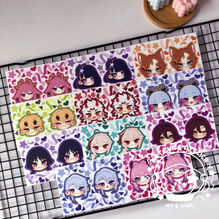 Genshin Impact Sticker Deco - Inazuma