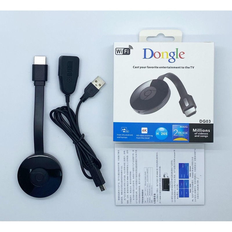 Dongle HDMI TV DG03 HDMI Dongle TV 4K DG 03 Anycast