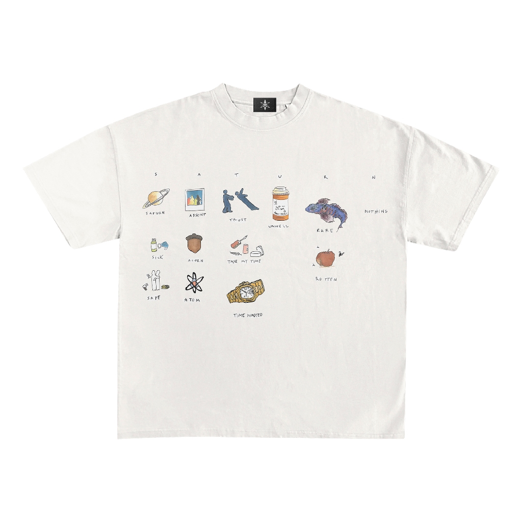 Sza SATURN V2 BOXY TEE - หมดอายุ
