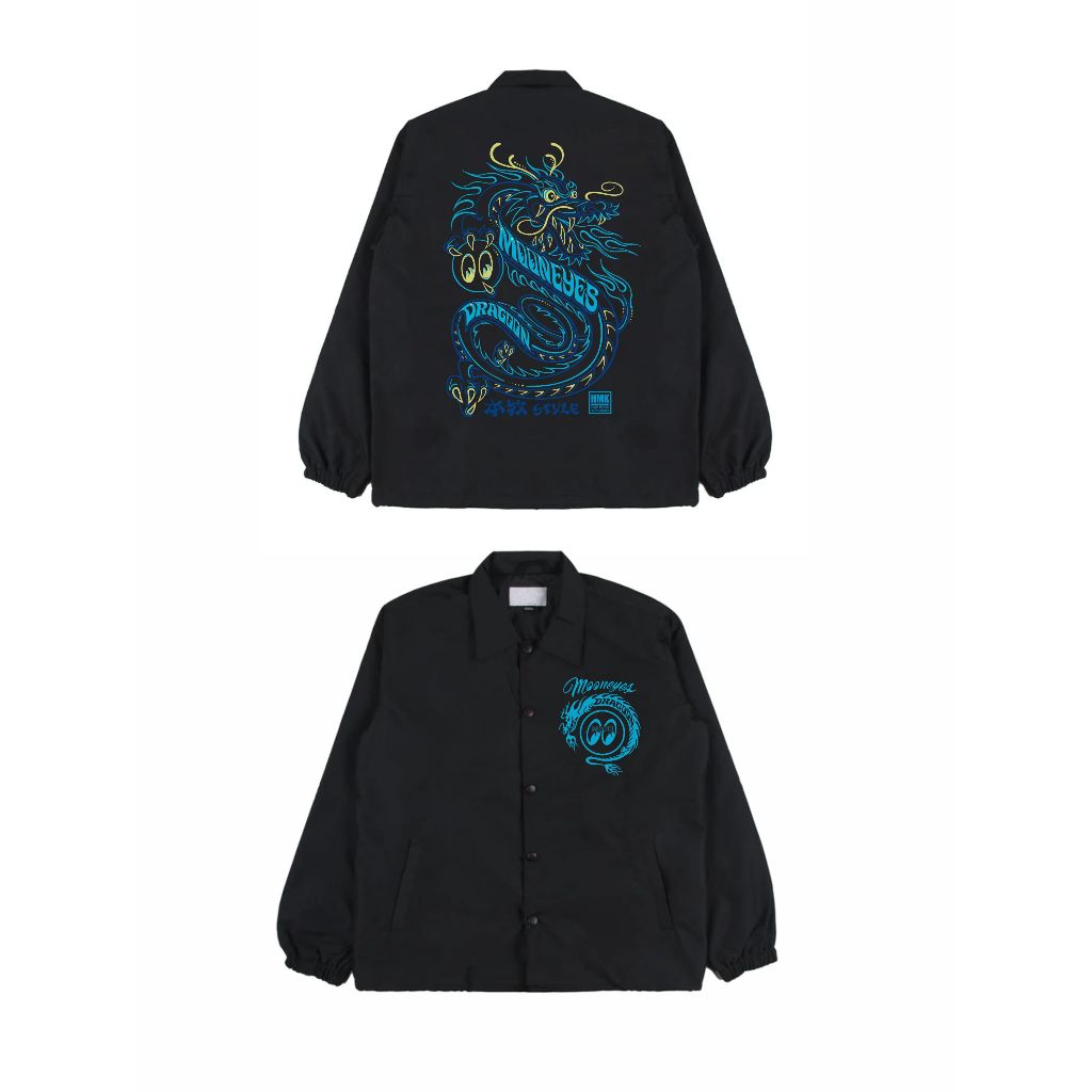 Mooneyes dragon Coach Jacket