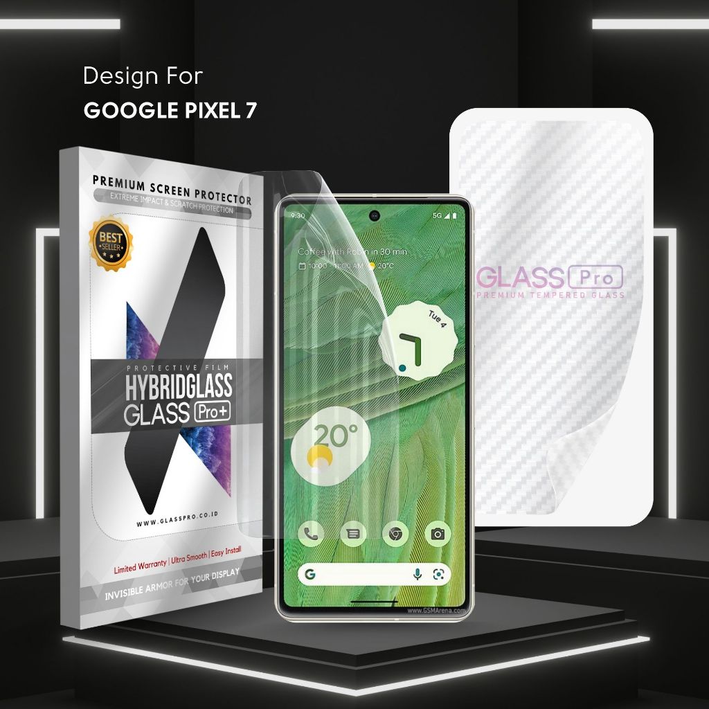 Hybrid Glass Premium Anti-Scratch Hydrogel Google Pixel 7 Full Cover Screen Protector Glass Pro ไม่ใ