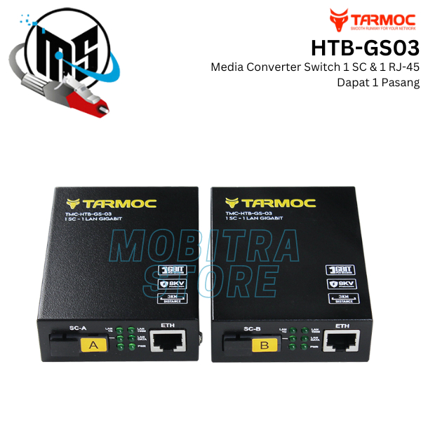 Media Converter Tarmoc HTB GS03 HTB-GS03 Gigabit โหมดคู่