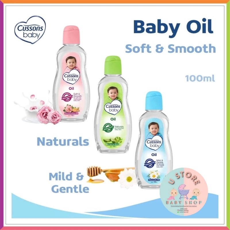 Cussons Baby Oil / Cusson oil Baby oil / Cussons baby oil / Cussons Baby Oil 50+50ml, 100+100ml