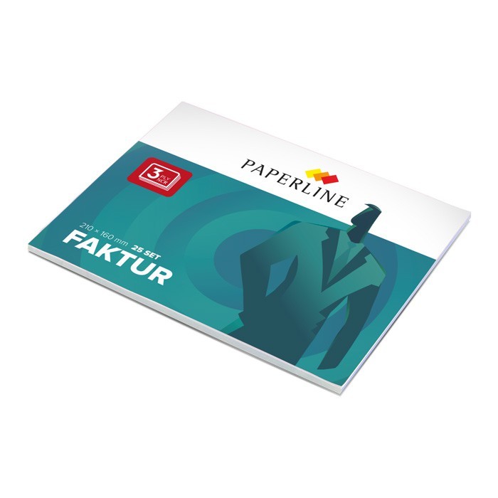 PAPERLINE NCR B3 INVOICE BOOK 3 X 25LBR 3 PAIRS