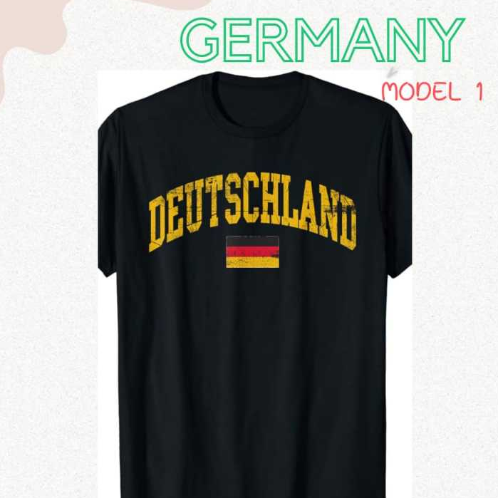 เสื้อยืด โดย GERMANY GERMANY หลายรุ่น - SOUVENIR Clothing Batch 2