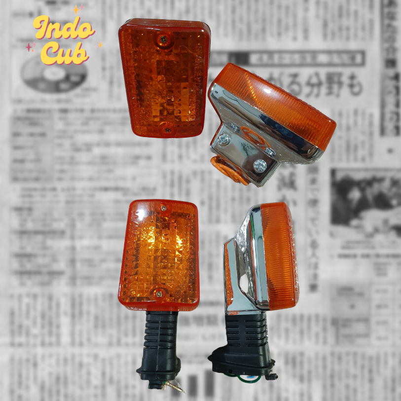 Super cub 50 C700 C800 ไฟเลี้ยวโครเมียม