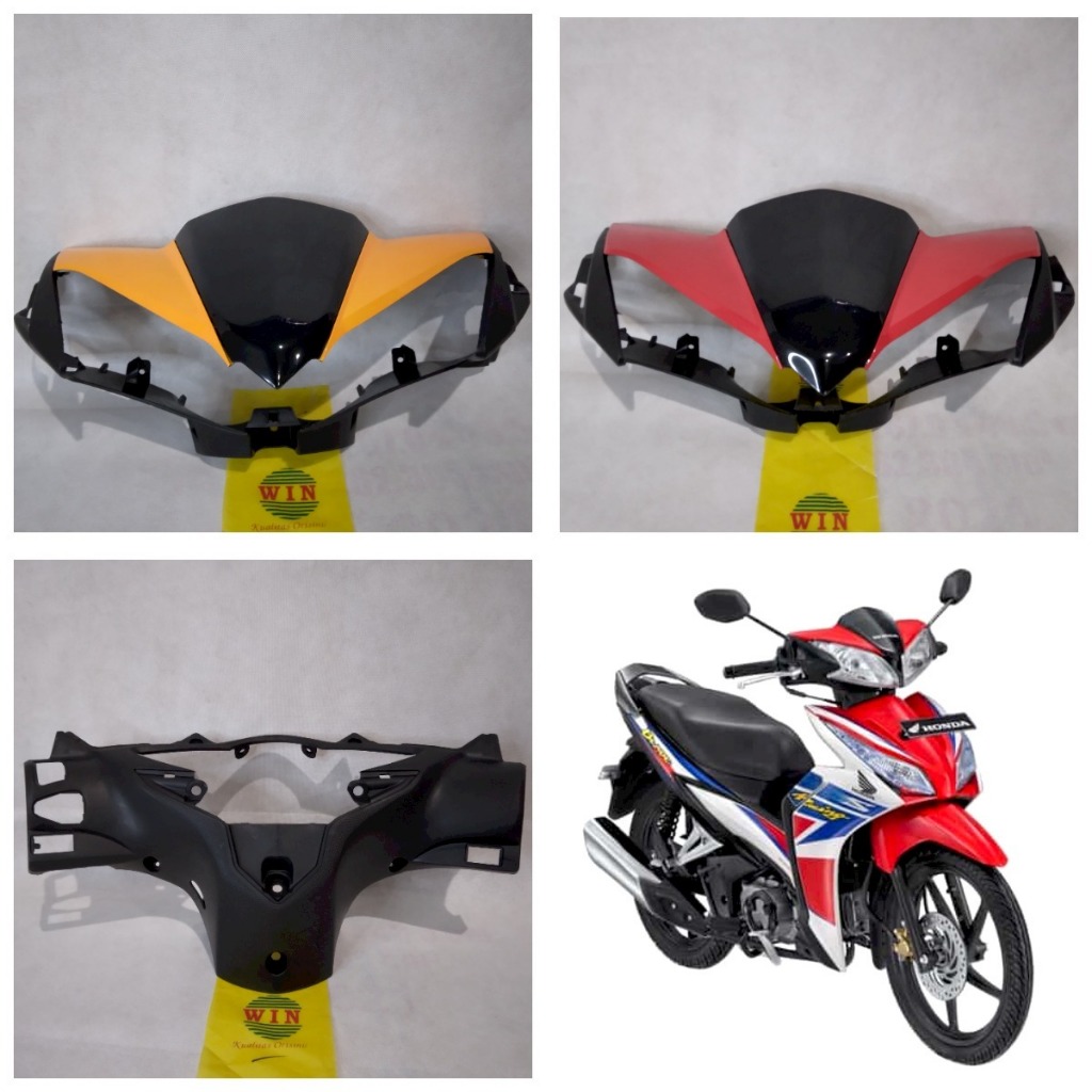 MERAH RAJAWALI MOTOR - ใบมีดครอบหน้า / หลัง 110 2011 2012 2013 2014 | ครอบแฮนด์หน้า / หลัง ชนะ | Ori