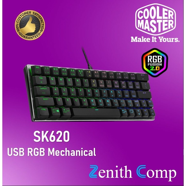 คีย์บอร์ด USB แบบกลไก Cooler Master SK620