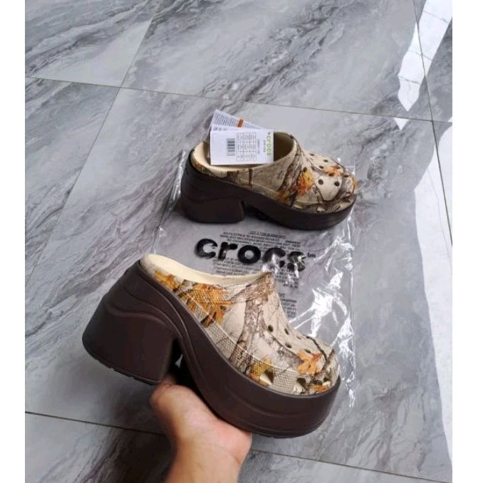 Crocs Siren motif / Crocs siren motif รองเท้าแตะผู้หญิง / จระเข้ไซเรน motif