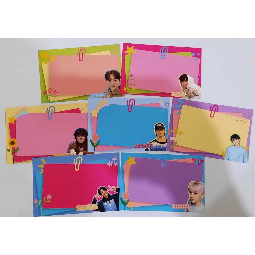 การ์ดอวยพรเปล่า ลายศิลปินเกาหลี NCT Dream Gift Cards Kpop NCT Dream Freebies NCT Dream Greeting card Kpop NCT Dream