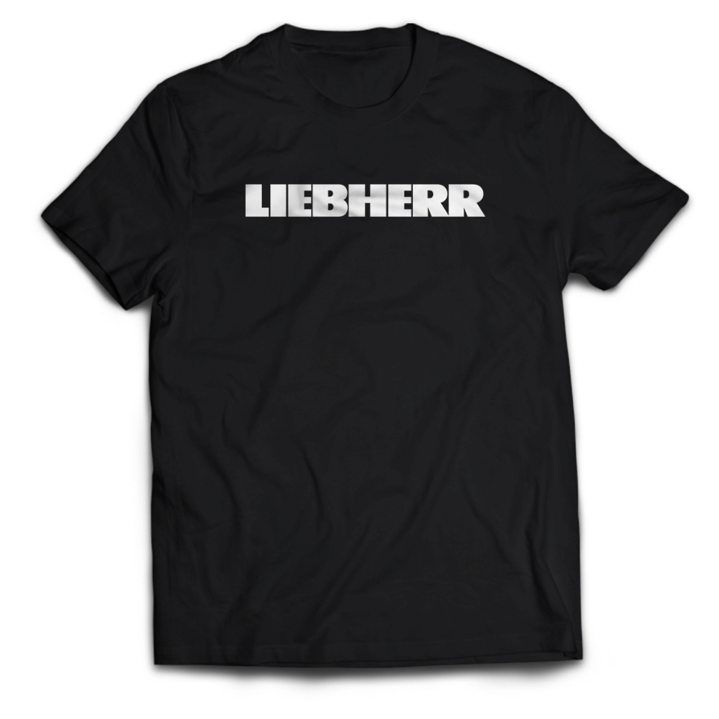 เสื้อยืด พิมพ์ลายโลโก้ LIEBHERR สําหรับผู้ชาย และผู้หญิง
