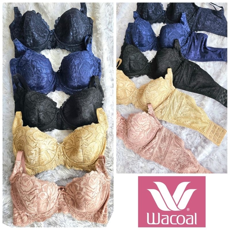 WACOAL BRA WITH THIN FOAM WIRE IB 4415 SIZE 34,36,38 B/C/D/E IB4415 BH