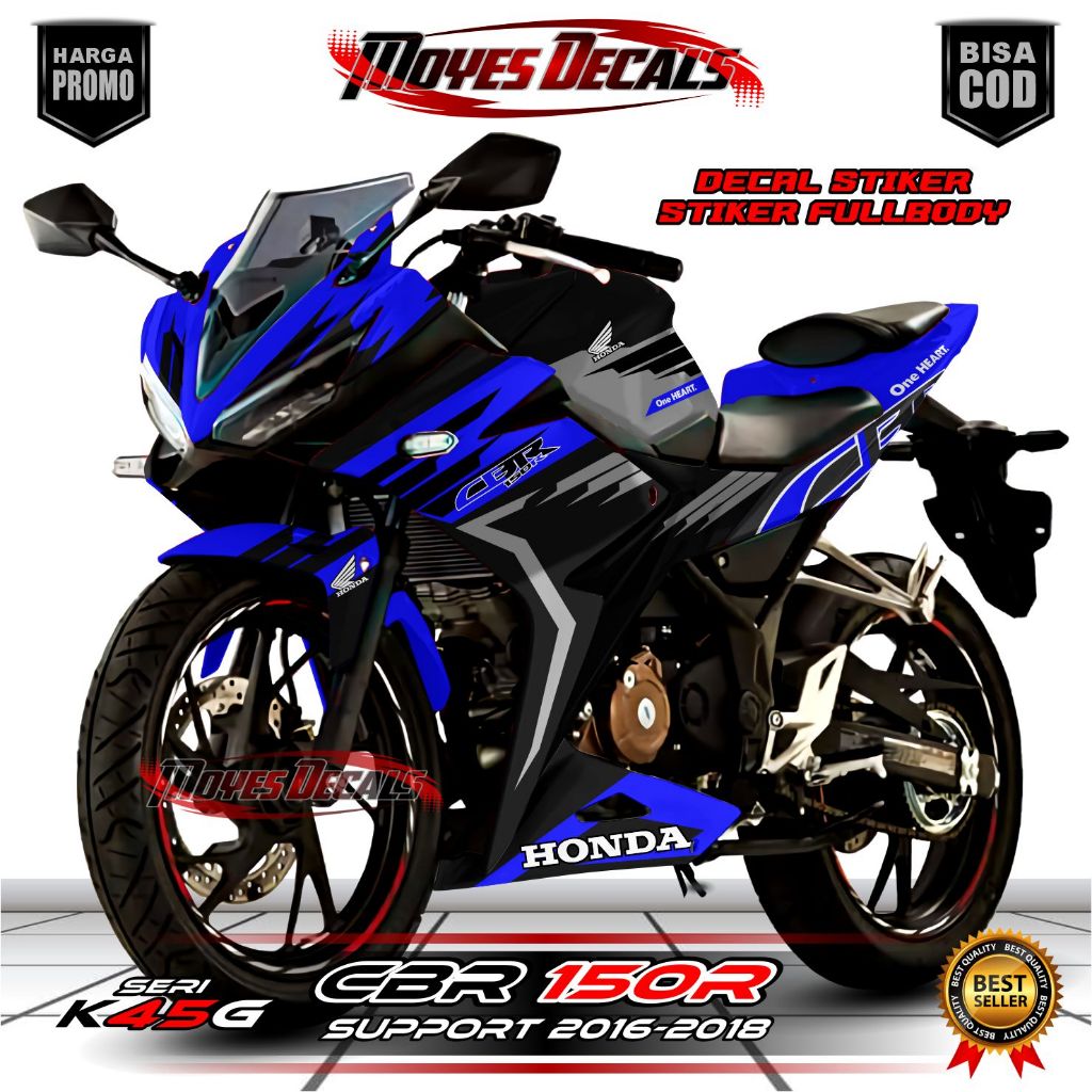 สติ๊กเกอร์ Striping Decal CBR 150 R สติ๊กเกอร์ Striping Decal CBR150R CBR150 R Full body Leopard Rac