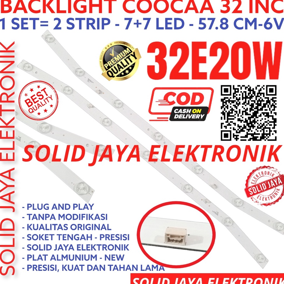 สั่งDIRECT LED TV BACKLIGHT COOCAA 32 INC 32E2W 32E2 W LED BL LIGHT 7K 6V 7 ปุ่ม LED 6V COCA KOKA CO