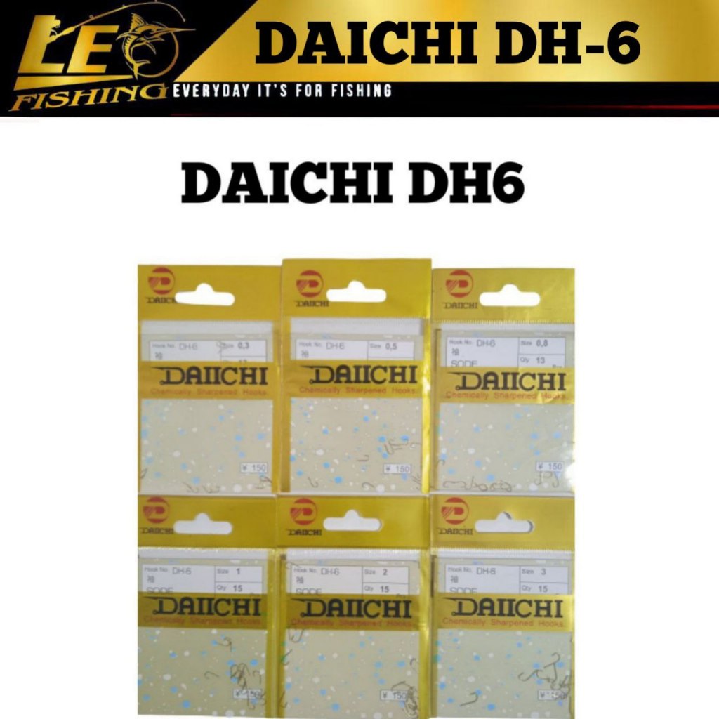 DAICHI FISHING HOOK AVAILABLE TYPE DH6 DAICHI SODE HOOK WITHOUT HOLE ORIGINAL ITEM