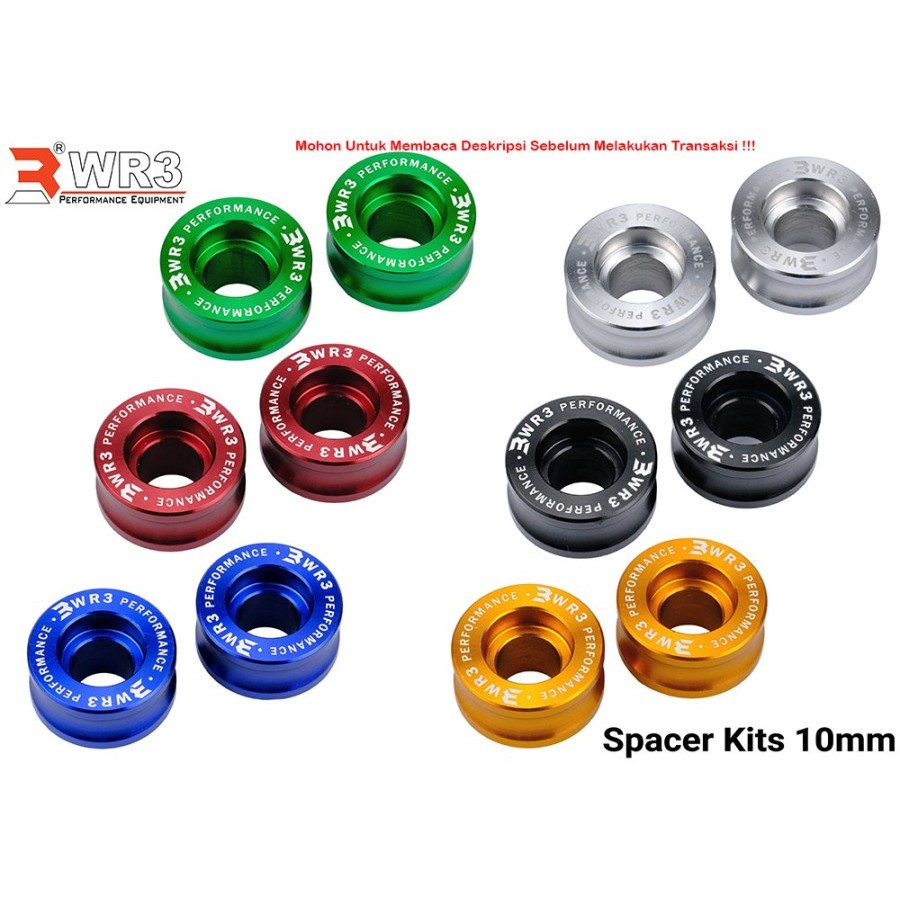 WR3 Spacer อะแดปเตอร์ Bushing 10 มม.Caliper Brembo Radial Monoblock M4 M50 GP4RS GP4RX