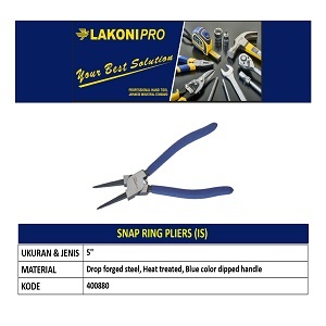 400880 LAKONI PRO SNAP RING PLIERS (IS) SNAP RING PLIERS (IS) 5"