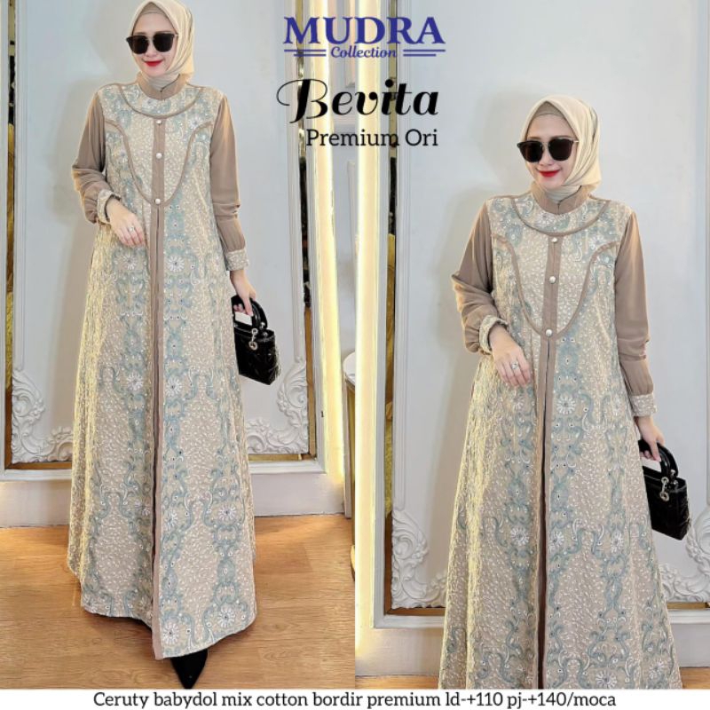 Relisa, Bevita Dress by Mudra//elegant gamis ld. 110ซม. pb. 140ซม.
