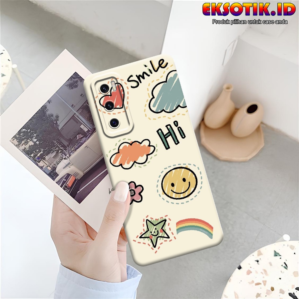 เคส Vivo V20 SE - เคส Vivo V20 SE - เคสแฟชั่นล่าสุด - Vivo V20 SE Silicone - Cool and Cute Motips - 