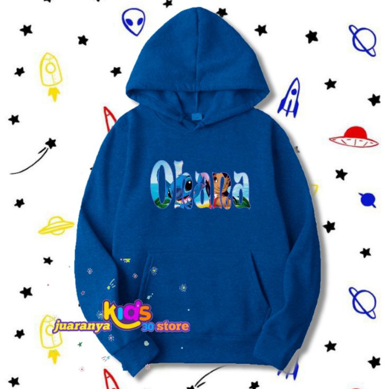 เสื้อกันหนาวมีฮู้ด - ohana Hoodie ohana เสื้อกันหนาว ohana เสื้อกันหนาวเด็ก