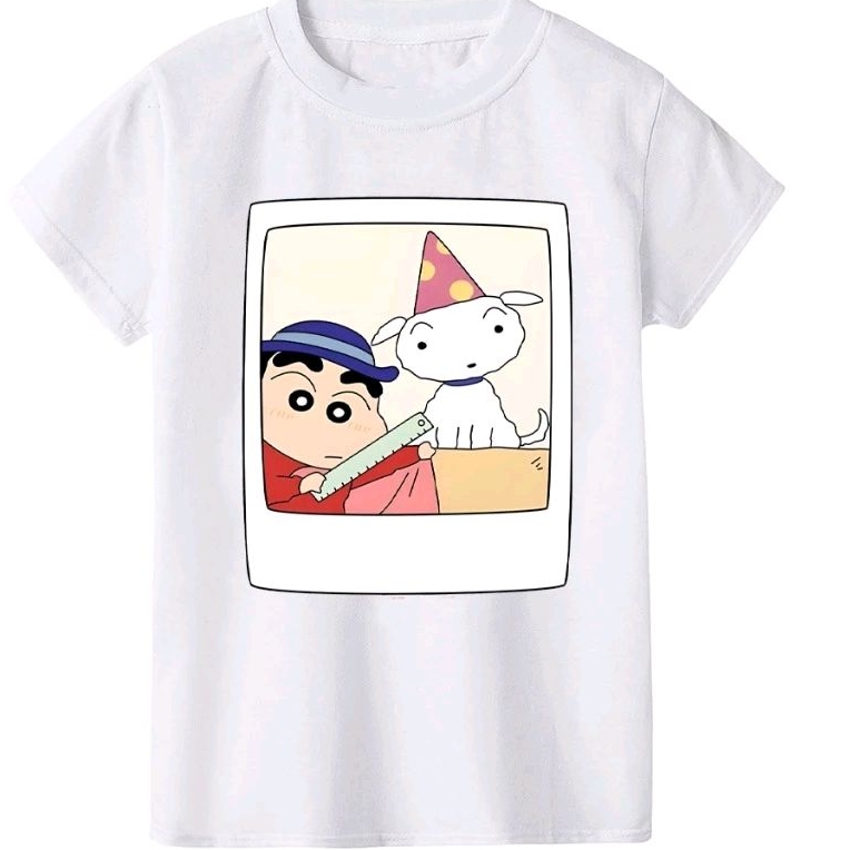 CHILDRENS AND ADULTS เสื้อยืด SINC*AN และ SH*RO PHOTOROID POLA