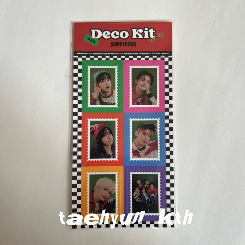 TXT 2022 DECO KIT STAMP STICKER FULLSET ALL MEMBERS OT5 + GROUP SEALED