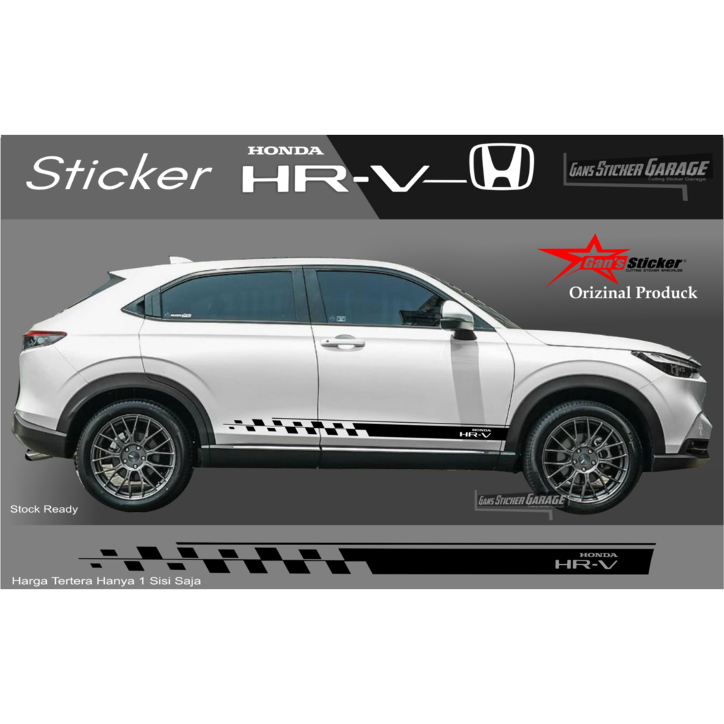 สติ๊กเกอร์ HONDA HRV 2022 2023 อุปกรณ์เสริม HONDA HRV