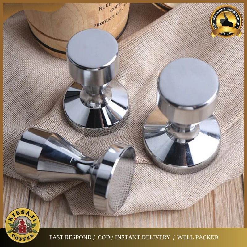 Espresso Coffee Tamper สแตนเลสแบน 51mm 58 mm Portafilter Coffee Tamper tamping / Tamper กาแฟ 51 mm /